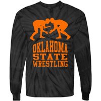 Oklahoma S.T.A.T.E.Wrestling Tie-Dye Long Sleeve Shirt