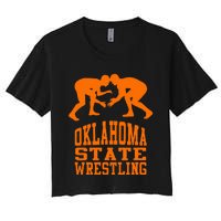 Oklahoma S.T.A.T.E.Wrestling Women's Crop Top Tee