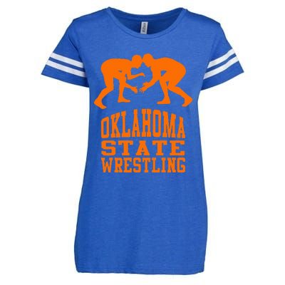 Oklahoma S.T.A.T.E.Wrestling Enza Ladies Jersey Football T-Shirt