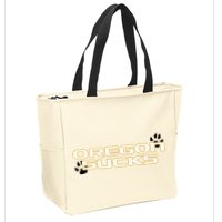 Oregon Sucks Zip Tote Bag