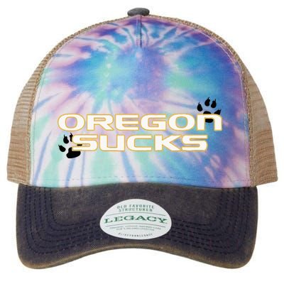 Oregon Sucks Legacy Tie Dye Trucker Hat