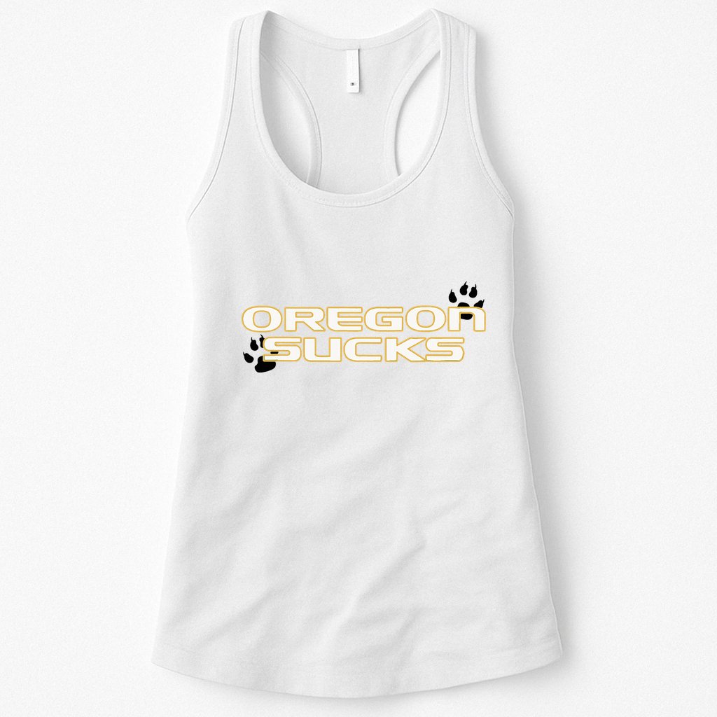 Oregon Sucks Womens Tank Top