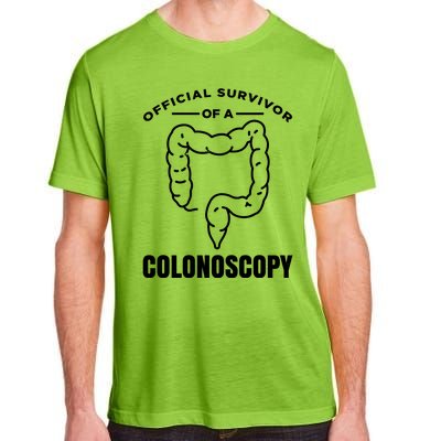 Offical Survivor Of A Colonoscopy Colon Cancer Awareness Meaningful Gift Adult ChromaSoft Performance T-Shirt