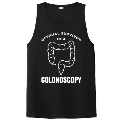 Offical Survivor Of A Colonoscopy Colon Cancer Awareness Meaningful Gift PosiCharge Competitor Tank