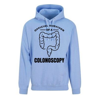 Offical Survivor Of A Colonoscopy Colon Cancer Awareness Meaningful Gift Unisex Surf Hoodie