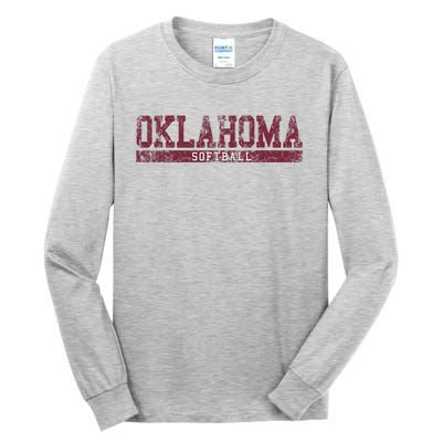 Oklahoma Softball Tall Long Sleeve T-Shirt