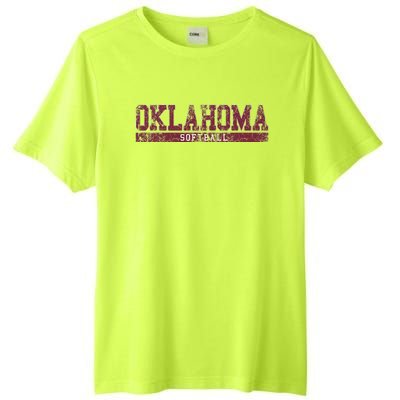 Oklahoma Softball Tall Fusion ChromaSoft Performance T-Shirt