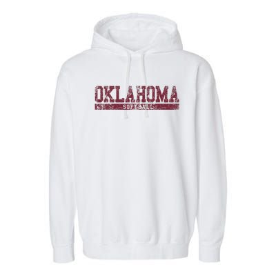 Oklahoma Softball Garment-Dyed Fleece Hoodie