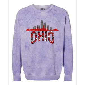 Ohioan State Of Ohio Camo Graphic Designs Colorblast Crewneck Sweatshirt