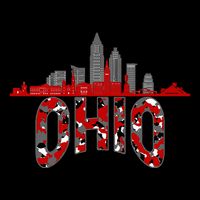 Ohioan State Of Ohio Camo Graphic Designs Doggie Tank