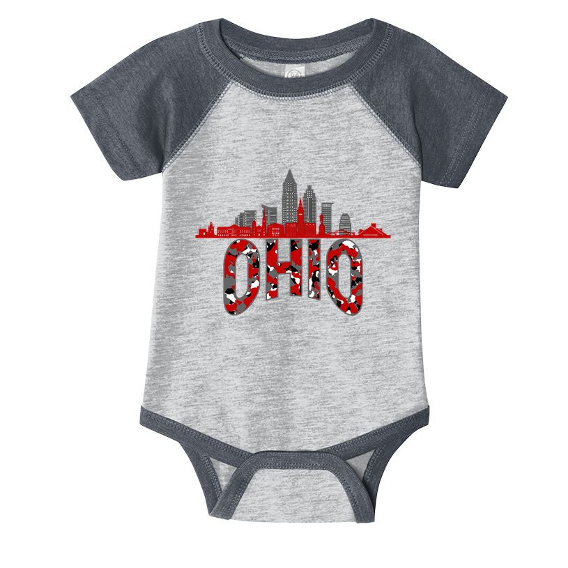 Ohioan State Of Ohio Camo Graphic Designs Infant Baby Jersey Bodysuit