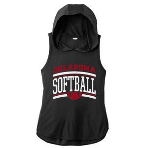 Oklahoma Softball Ladies PosiCharge Tri-Blend Wicking Draft Hoodie Tank