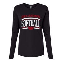 Oklahoma Softball Womens Cotton Relaxed Long Sleeve T-Shirt