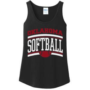 Oklahoma Softball Ladies Essential Tank