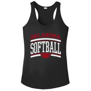 Oklahoma Softball Ladies PosiCharge Competitor Racerback Tank