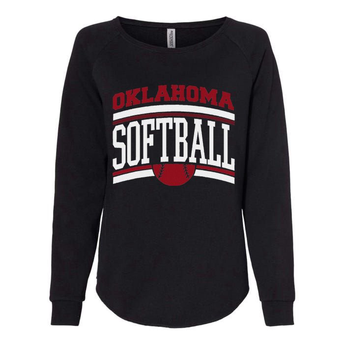 Oklahoma Softball Womens California Wash Sweatshirt