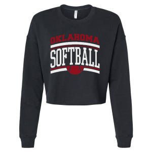 Oklahoma Softball Cropped Pullover Crew