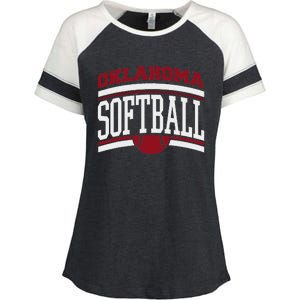 Oklahoma Softball Enza Ladies Jersey Colorblock Tee