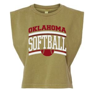 Oklahoma Softball Garment-Dyed Women's Muscle Tee