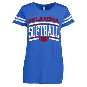 Oklahoma Softball Enza Ladies Jersey Football T-Shirt