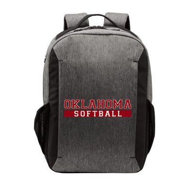 Oklahoma Softball Vector Backpack