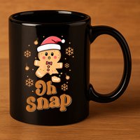 Oh Snap 11oz C Handle Ceramic Mug