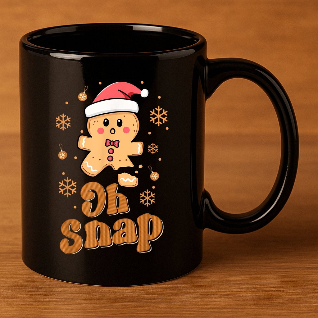 Oh Snap 11oz C Handle Ceramic Mug