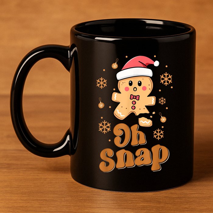 Oh Snap 11oz C Handle Ceramic Mug