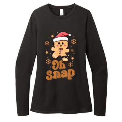 Oh Snap Womens CVC Long Sleeve Shirt