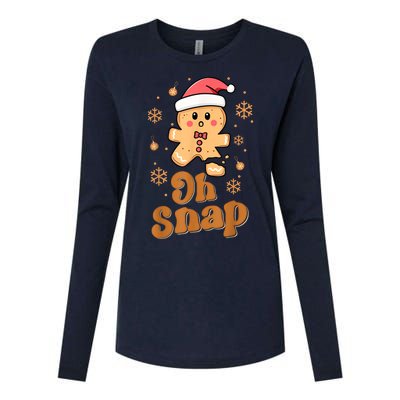 Oh Snap Womens Cotton Relaxed Long Sleeve T-Shirt