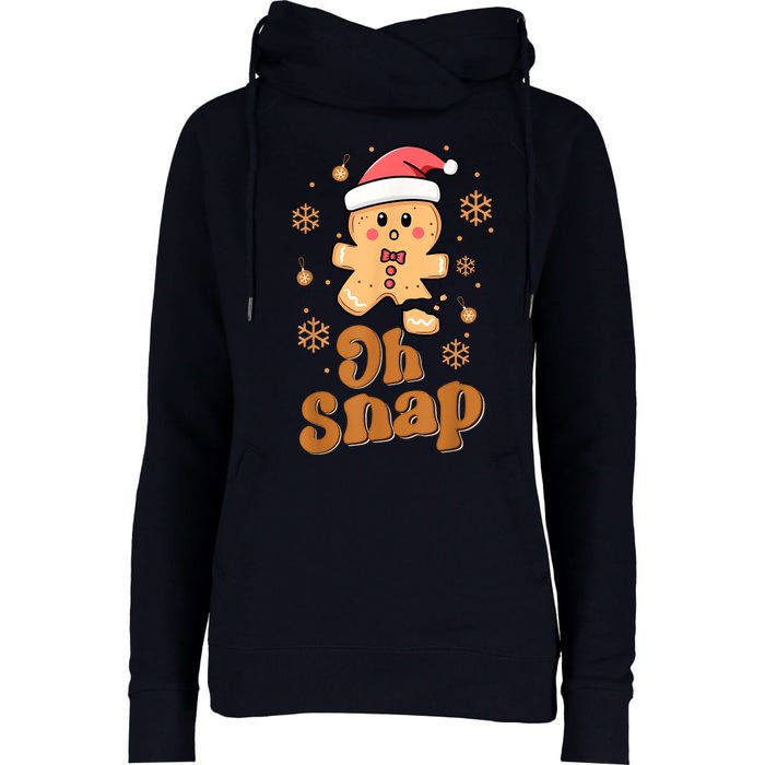 Oh Snap Womens Funnel Neck Pullover Hood