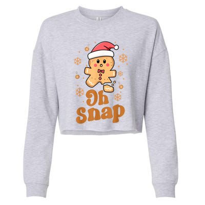 Oh Snap Cropped Pullover Crew