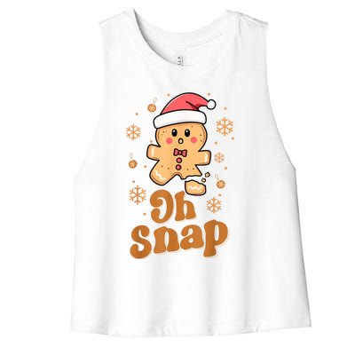 Oh Snap Women's Racerback Cropped Tank