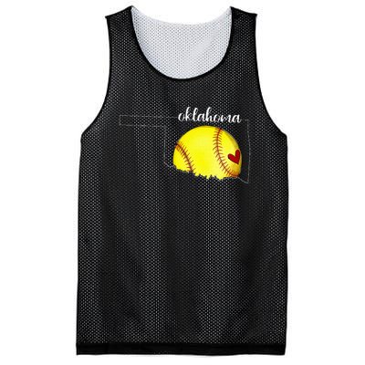 Oklahoma Softball Mesh Reversible Basketball Jersey Tank