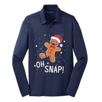 Oh Snap Silk Touch Performance Long Sleeve Polo