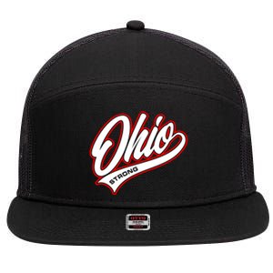 Ohio Strong 7 Panel Mesh Trucker Snapback Hat