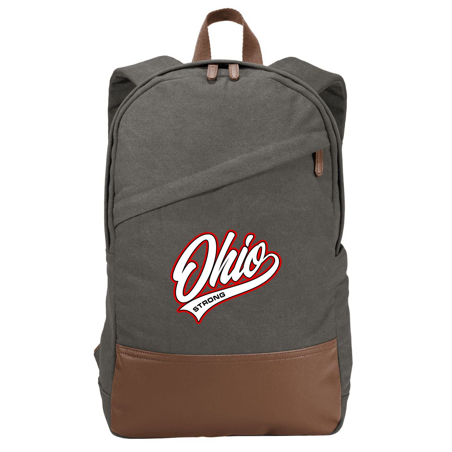Ohio Strong Cotton Canvas Backpack