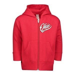 Ohio Strong Toddler Zip Fleece Hoodie