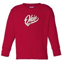 Ohio Strong Toddler Long Sleeve Shirt