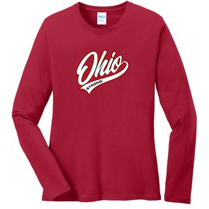 Ohio Strong Ladies Long Sleeve Shirt