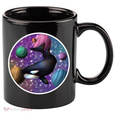 Orca Space 11oz C Handle Ceramic Mug