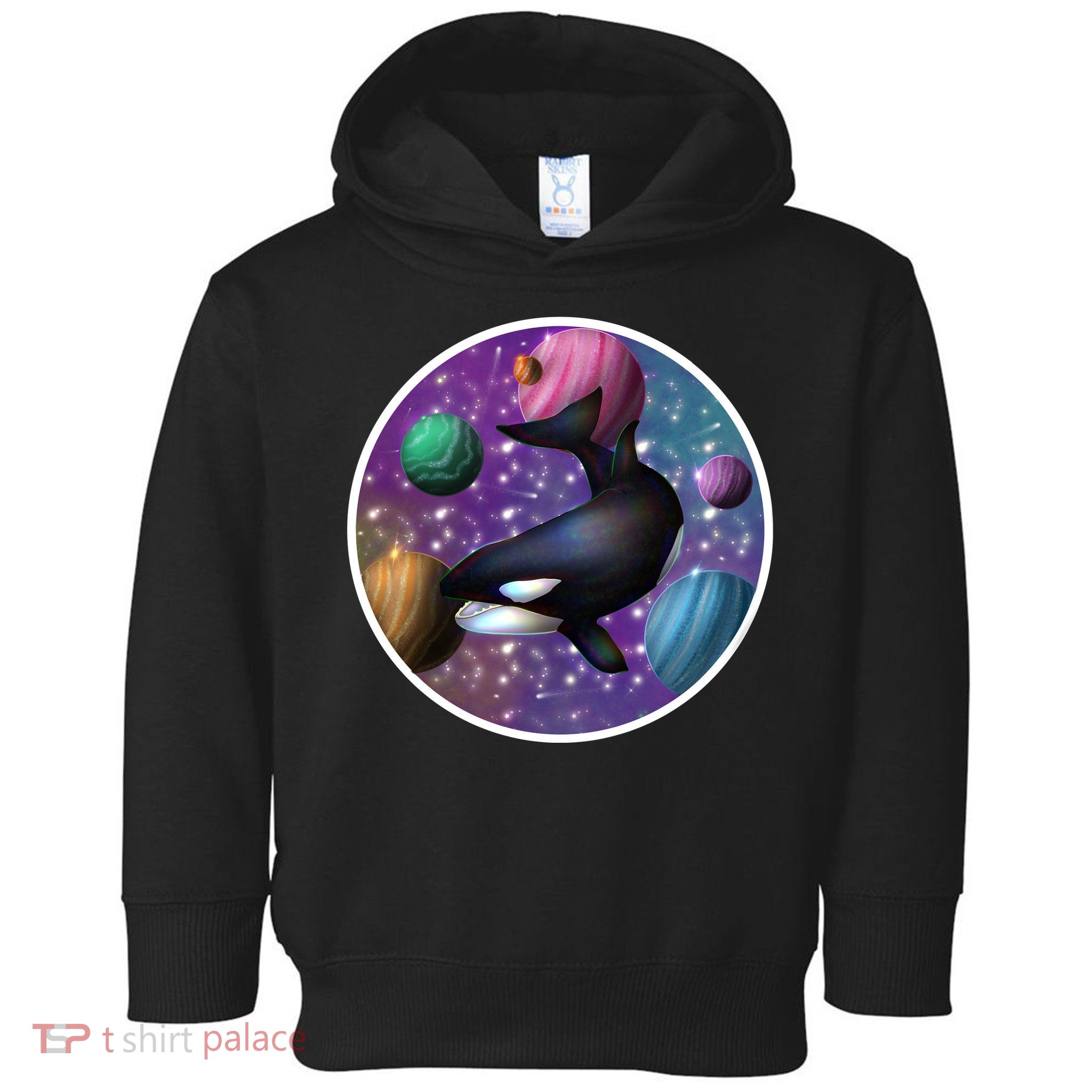 Orca Space Toddler Hoodie