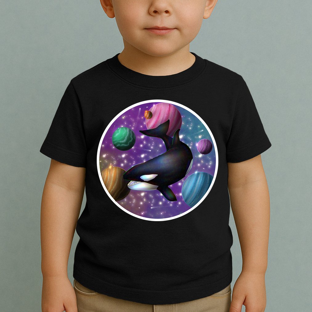 Orca Space Toddler T-Shirt