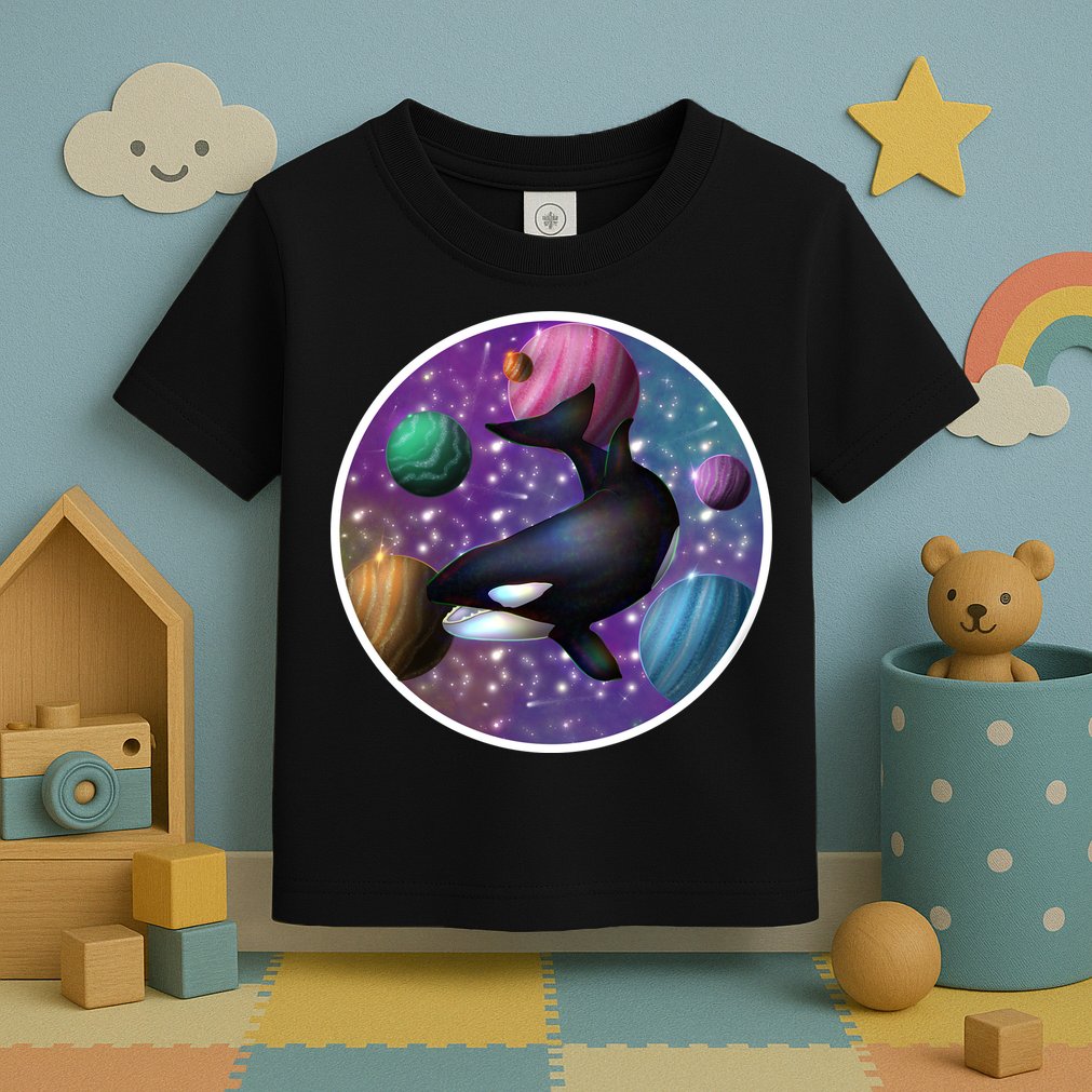 Orca Space Toddler T-Shirt