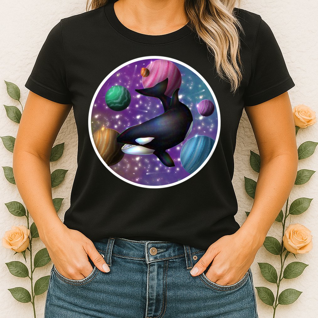 Orca Space Womens T-Shirt