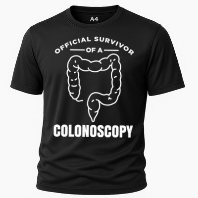 Offical Survivor Of A Colonoscopy Colon Cancer Awareness Gift Performance Shirt