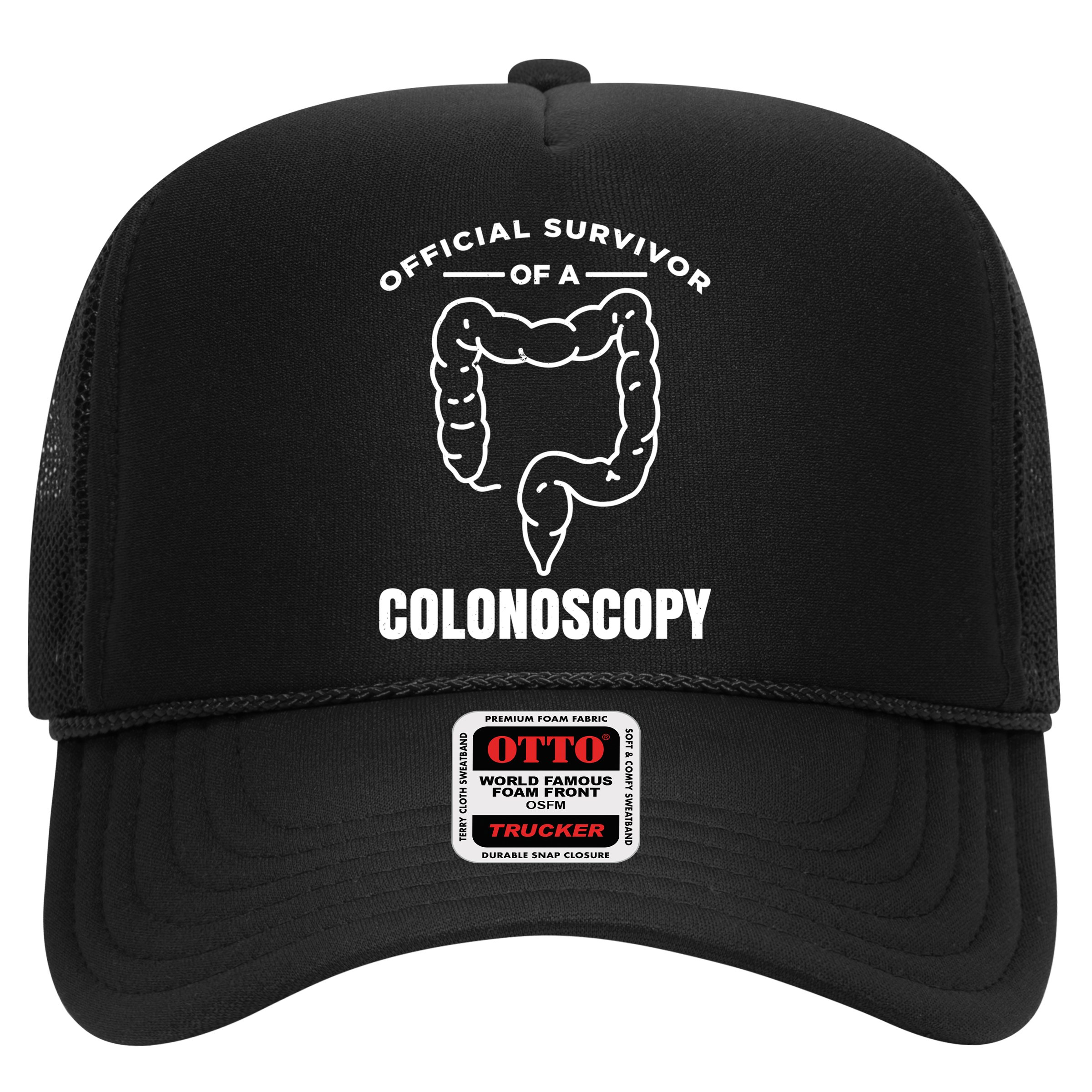Offical Survivor Of A Colonoscopy Colon Cancer Awareness Gift Hat