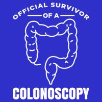 Offical Survivor Of A Colonoscopy Colon Cancer Awareness Gift Baby Bodysuit