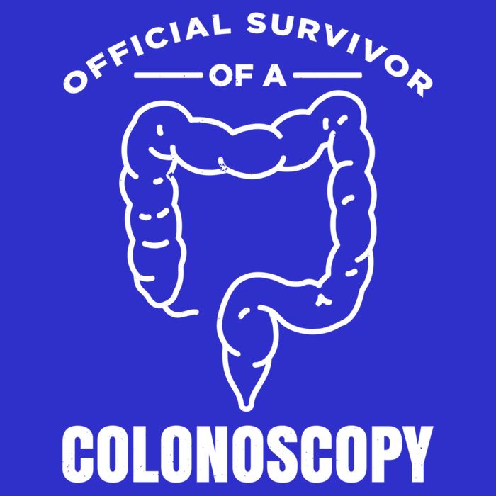 Offical Survivor Of A Colonoscopy Colon Cancer Awareness Gift Baby Bodysuit