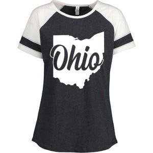 Ohio State Enza Ladies Jersey Colorblock Tee